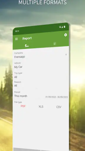 Vehicle Trip Logbook Tracker screenshot
