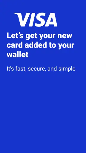 Visa Digital Emergency Card screenshot