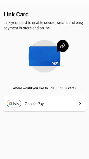 Visa Digital Emergency Card screenshot