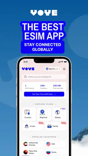 Voye: eSIM לחו״ל screenshot