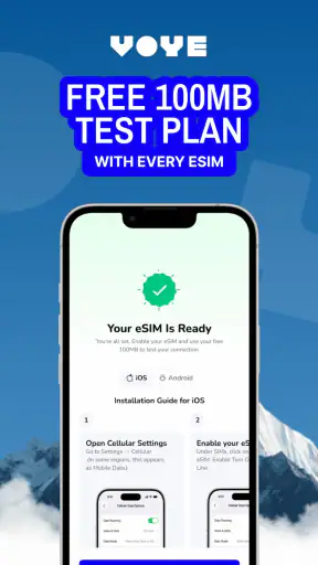 Voye: eSIM לחו״ל screenshot