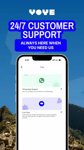 Voye: eSIM לחו״ל screenshot