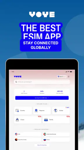 Voye: eSIM לחו״ל screenshot