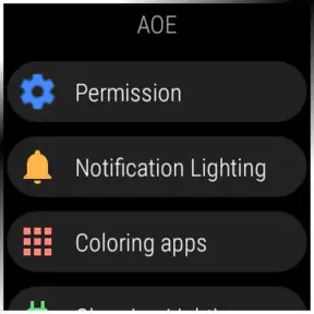 Watch Edge Light - AOE Wear OS screenshot