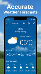 Weather forecast: Live Radar screenshot