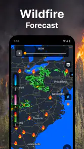 Weather forecast: Live Radar screenshot