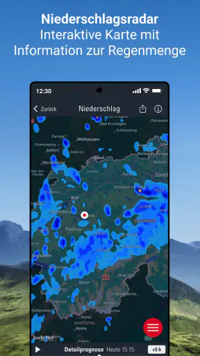 Wetter Alarm Schweiz - Meteo screenshot