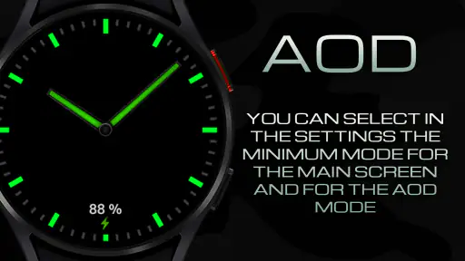 WIN Classic Army MOD WatchFace screenshot