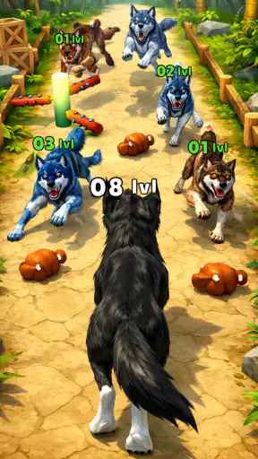 Wolf Run Evolution Game screenshot