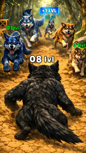 Wolf Run Evolution Game screenshot