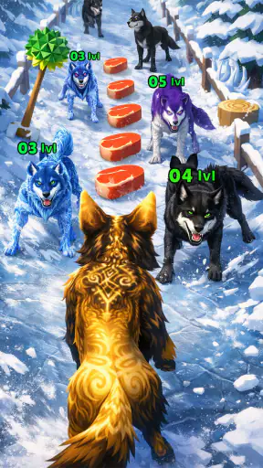 Wolf Run Evolution Game screenshot