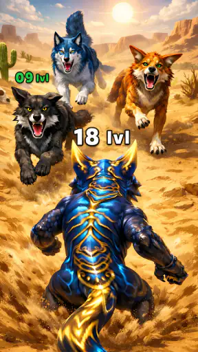 Wolf Run Evolution Game screenshot