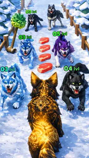 Wolf Run Evolution Game screenshot