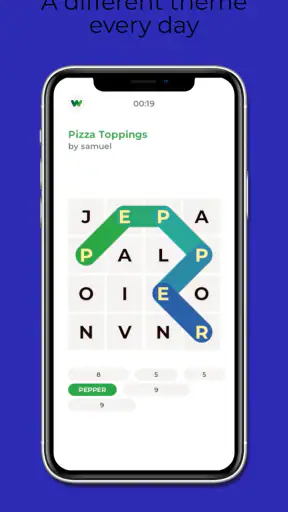 Word Salad: a daily puzzle screenshot