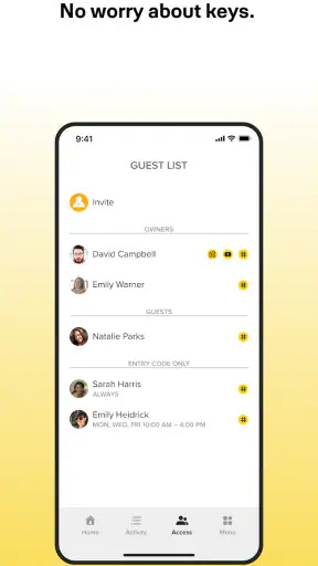Yale Home screenshot