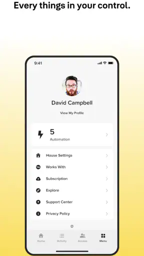 Yale Home screenshot