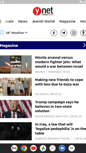 ynet Global screenshot