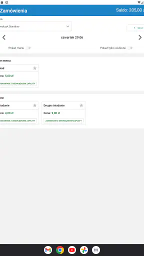 zamowposilek.pl screenshot