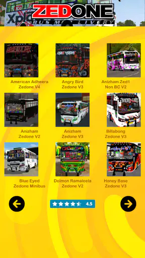 Zedone Bus Mods Livery App screenshot