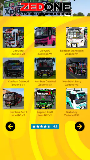 Zedone Bus Mods Livery App screenshot
