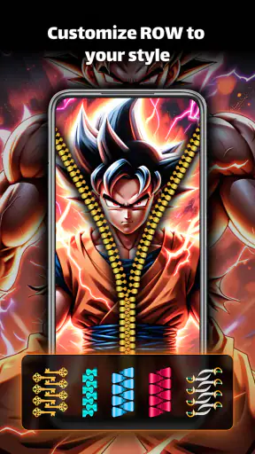 Zipper Lock Screen - ZipLock screenshot