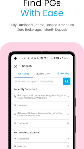 Zolo Coliving - Rent PG Online screenshot