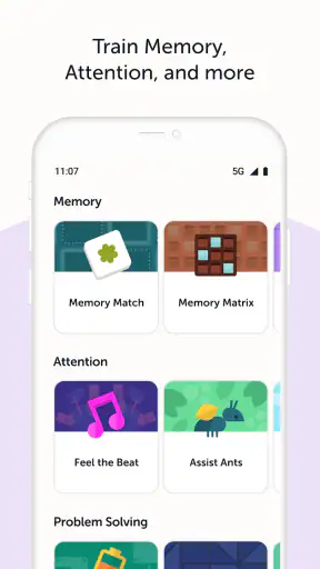 אימון למוח Lumosity screenshot