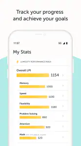אימון למוח Lumosity screenshot
