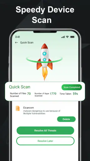 אנטי-וירוס: מנקה זבל, וירוסים screenshot