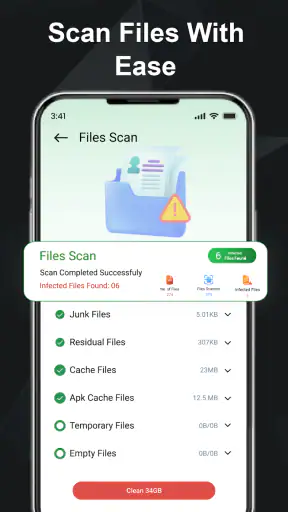 אנטי-וירוס: מנקה זבל, וירוסים screenshot
