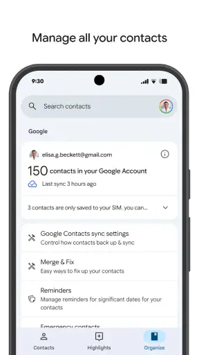 אנשי קשר screenshot