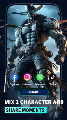 גיבור AI היברידי: מיזוג screenshot
