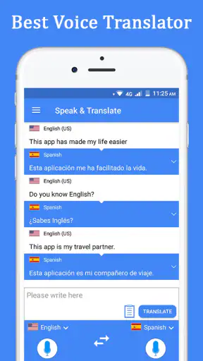 דבר ותרגם מתרגם קולי screenshot