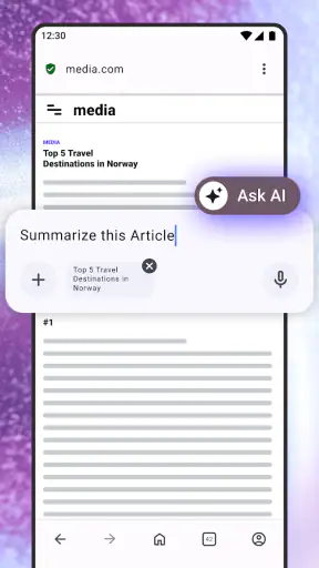 דפדפן Opera עם VPN screenshot
