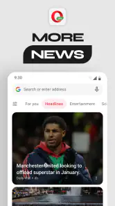 דפדפן האינטרנט Opera Mini screenshot