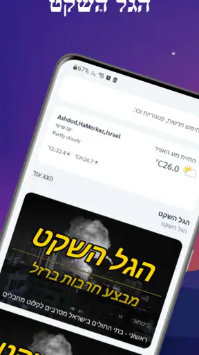 הגל השקט - מבזקים והתראות screenshot