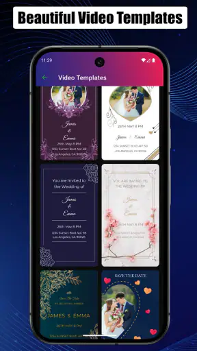הזמנת חתונה בוידאו screenshot
