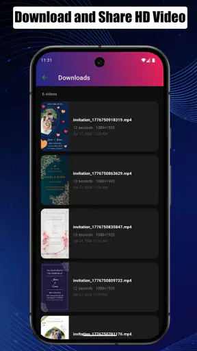 הזמנת חתונה בוידאו screenshot