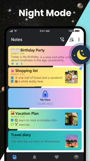 הערות - פנקס ומחברת screenshot