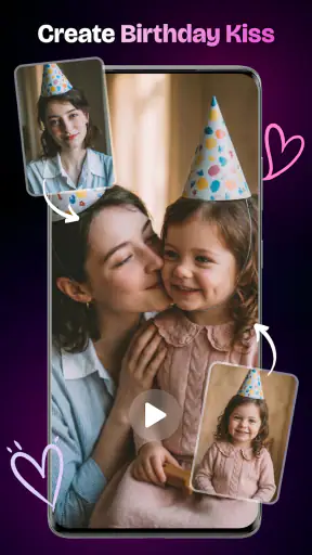 יוצר סרטוני יום הולדת screenshot
