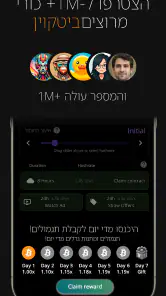 כריית ביטקוין (כורה קריפטו) screenshot