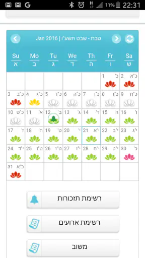לוח מקווה - הבית שלך screenshot