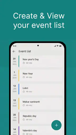 לוח שנה: תכנון ולוח זמנים screenshot