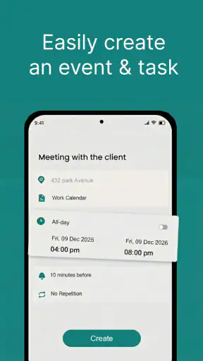 לוח שנה: תכנון ולוח זמנים screenshot