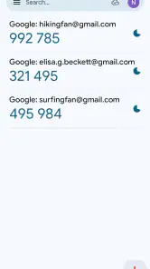 מאמת החשבונות של Google screenshot
