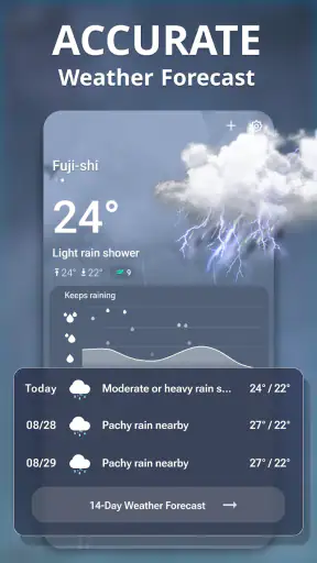 מזג אוויר חי screenshot