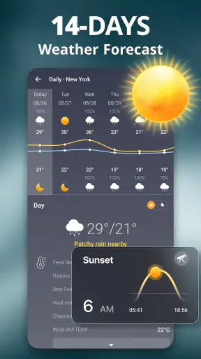 מזג אוויר חי screenshot