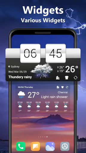 מזג אוויר - מכ"ם חי וווידג'טים screenshot