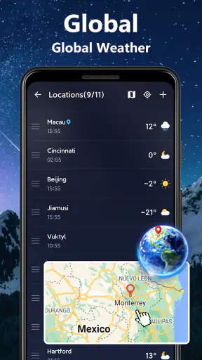 מזג אוויר - מכ"ם חי וווידג'טים screenshot