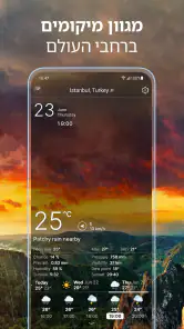 מזג אויר בשידור חי° screenshot